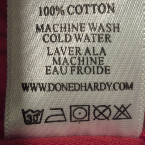 Ed Hardy Red Graphic Short Sleeve Tee - Picture 3 of 4